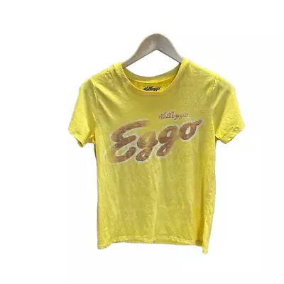 Buy Kelloggs Eggo Size Medium (M) T Shirt Yellow Let Go • 17.37£