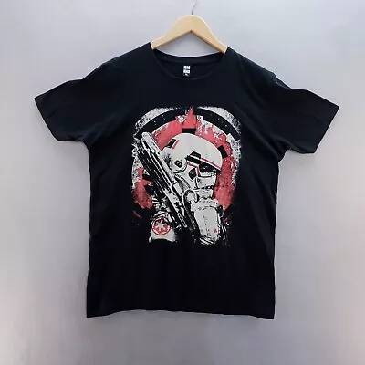 Buy Star Wars Mens T Shirt XL Black Graphic Print Storm Trooper Short Sleeve  • 8.99£