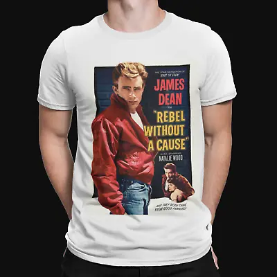 Buy James Dean Rebel T-Shirt - Music Band Rock 70's Retro Cool Funny Pop Top  USA • 8.39£