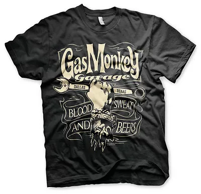 Buy Officially Licensed Gas Monkey Garage - Wrench Label Men's T-Shirt S-XXL Sizes • 7.99£