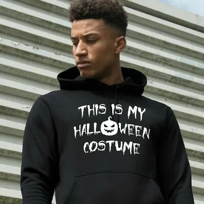 Buy This Is My Halloween Costume Hoodie Pullover Hooded Halloween Sweater Gift Idea • 19£