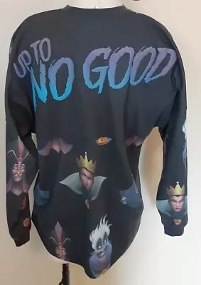 Buy Disney Spirit Jersey Up To No Good Sz Medium Black Villains Pullover Sweatshirt  • 28.94£