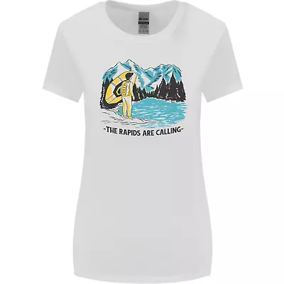 Buy White Water Rafting Whitewater Rapids Calling Womens Wider Cut T-Shirt • 9.99£