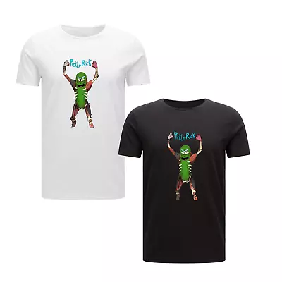 Buy Cartoon Alien Pickle Rick Men's T-shirt Rick And Morty Top Design New • 11.99£