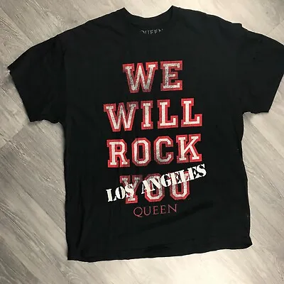 Buy Queen We Will Rock You Las Vegas Tour Tshirt Band Tee  Size XL Queen Merch • 24£