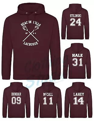 Buy Beacon Hills Lacrosse Hoodie - Teen Wolf Stilinski Lahey McCall Unisex Hoody Top • 16.99£