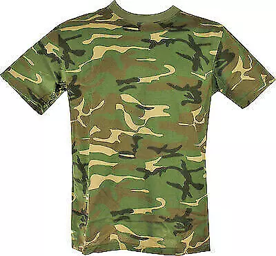 Buy Camouflage Camo T Shirt Army Combat Sas Woodland New Mens Unisex Military S-5xl • 9.99£