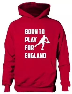 Buy Born To Play For England Rugby English Boys Girls Kids Hoodie Gift  Age 5-13 • 15.95£