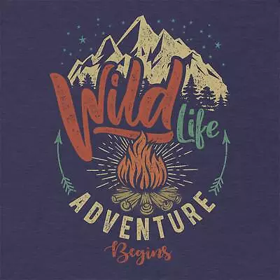 Buy Wild Life Adventure Begins - Unisex T-Shirt - Multiple Colors And Sizes • 24.14£