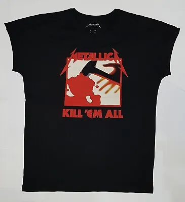 Buy 100% Official Metallica Kill Em All Black T-shirt • 16.99£