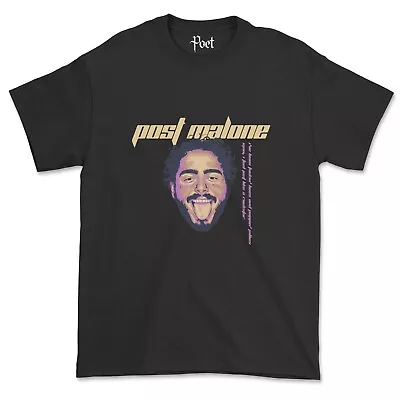Buy Post Malone T-Shirt Rockstar Lyrics Hip Hop Grunge Singer Music Merch Band Tee  • 20£