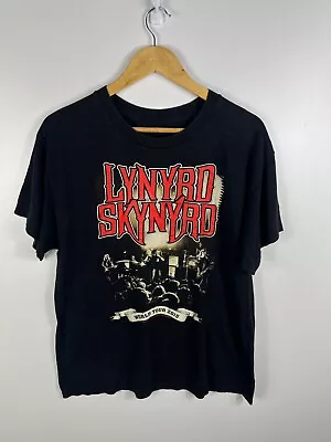 Buy Lynyrd Skynyrd 2015 World Tour T-Shirt Gildan Men's Small S Graphic Print Black • 25.05£