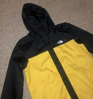 Buy The North Face Jacket Dry Vent Size XL Yellow Black Lightweight P2P 25.5” NWOT • 44£