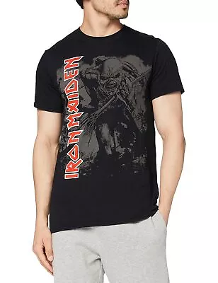 Buy Iron Maiden Men's Hi Contrast Trooper T-Shirt XXL Black • 15.34£