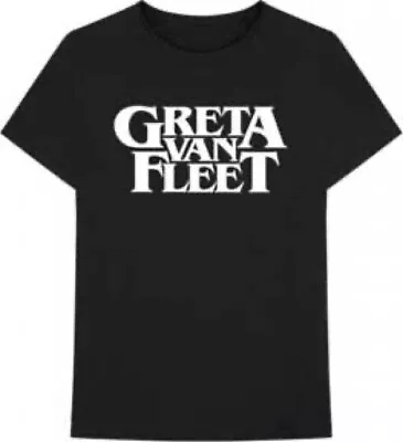 Buy GRETA VAN FLEET - Logo On Black - T-shirt - NEW - MEDIUM ONLY • 24.81£