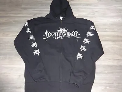 Buy Demoniac Zipper Hoodie Sweatshirt Black Metal Celtic Frost Nifelheim Desaster • 51.38£