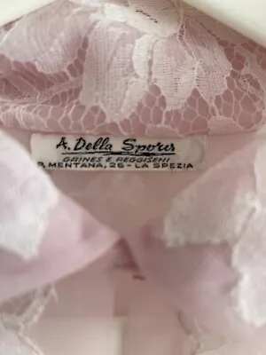 Buy Vintage 50s 60s Nightie Negligee Italian Nylon Lingerie Wedding Jacket • 38£