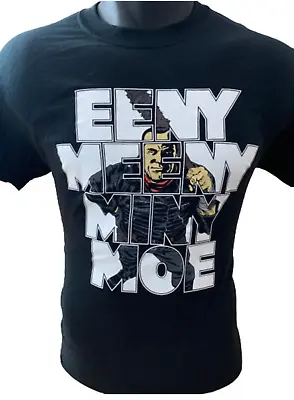 Buy The Walking Dead Negan Eeny Meeny Miny Moe Black Cotton T-Shirt • 8.99£