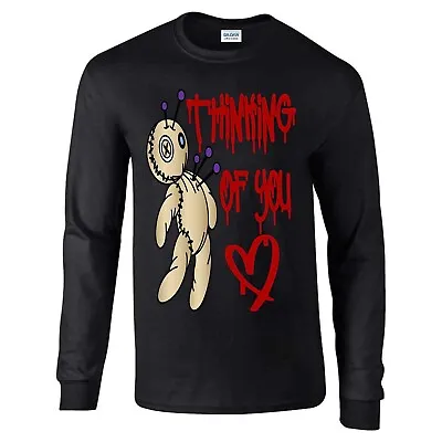 Buy Thinking Of You Voodoo Doll, Long Sleeve T-shirt, Love Supernatural Revenge Gift • 24.95£