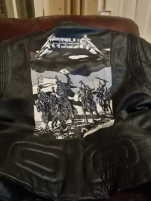Buy Metallica Hand Painted Leather Jacket 50  Chest • 200£