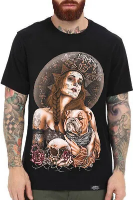 Buy Barmetal Clothing Rock N Roll Loyal Till Death Design Mens T-Shirt Free Shipping • 39.99£