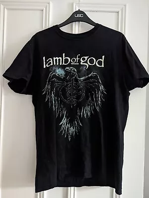 Buy Mens Lamb Of God Black T-Shirt Size M Medium • 10.99£