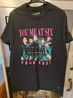 Buy You Me At Six Black Concert T Shirt M • 6£