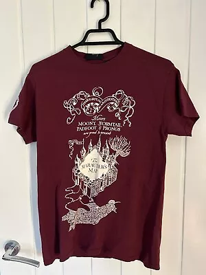 Buy Harry Potter Shop T Shirt The Marauders Map- Size Small • 15£