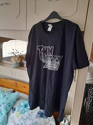Buy Thin Lizzy Mans Black Tee Shirt Large • 3.99£