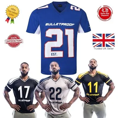 Buy Mens Oversized T-Shirt American Football Team Style NFL Style Jersey S-4XL Sizes • 18.99£