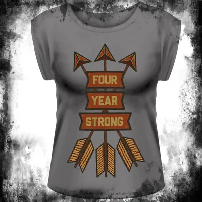 Buy Four Year Strong Arrows Charcoal Girl's Tee • 5.99£