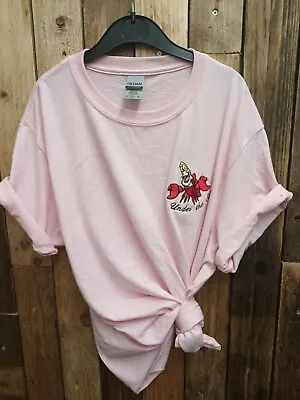 Buy Disney Little Mermaid Sebastian Crab Embroidered T-shirt Sizes 5-6 Yrs - 2xl • 17.99£