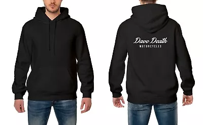 Buy Dave Death Motorcycles Hoodie Black Dave Death Motorcycles Logo Hoodie Sweater • 44.99£