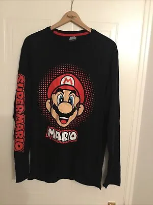 Buy Nintendo Super Mario T-shirt - Long Sleeve - Size (xxl) • 9.99£