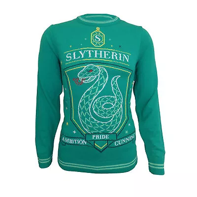 Buy Harry Potter - Slytherin APC Unisex Knitted Jumper Medium - Medium - - K777z • 33.32£