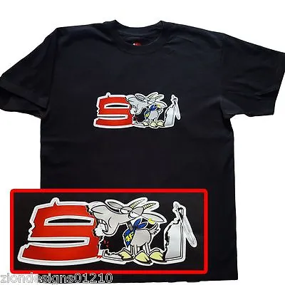 Buy Rossi  INSPIRED `THE GOAT 99 EATER` LIMITED Tshirt Black SM To XXXL • 14.99£