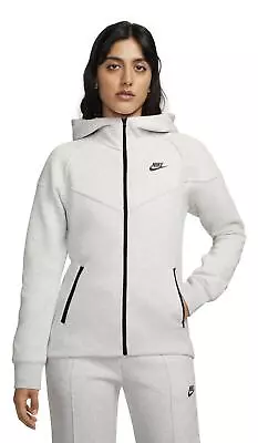 Buy Nike Sportswear Women's Tech Fleece Windrunner Full Zip Hoodie FB8338-013 • 136.39£