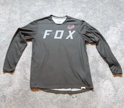 Buy FOX INDICATOR Mountain Bike MTB Long Sleeved Jersey, Top. Medium Gray  • 23.99£