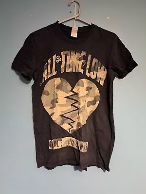 Buy All Time Low A Love Like War Tshirt Size Medium • 4£