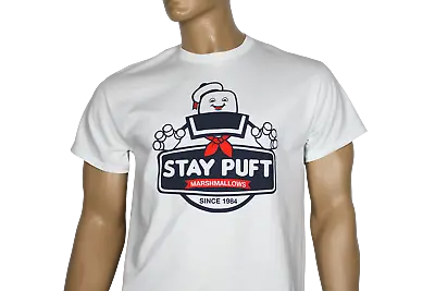 Buy Ghostbusters 80s Inspired Mens Film T-shirt - Stay-Puft Marshmallow Man • 15£