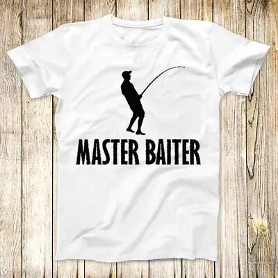 Buy Master Baiter Novelty Joke Funny Rare T Shirt Meme Men Women Unisex Top Tee 4851 • 6.35£