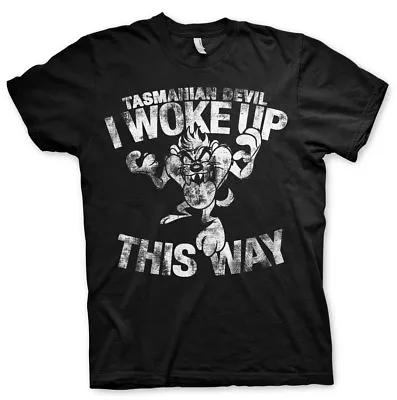 Buy Officially Licensed Tasmanian Devil - I Woke Up This Way Men's T-Shirt (S-XXL) • 19.53£