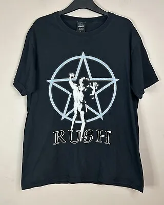 Buy Rush T Shirt Large Starman Glow Band Tee Black 2014 • 13.50£