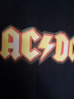 Buy AC/DC T Shirt Road Crew Luigi On Back Men's XL Thick Transfer Print Band ACDC • 15£