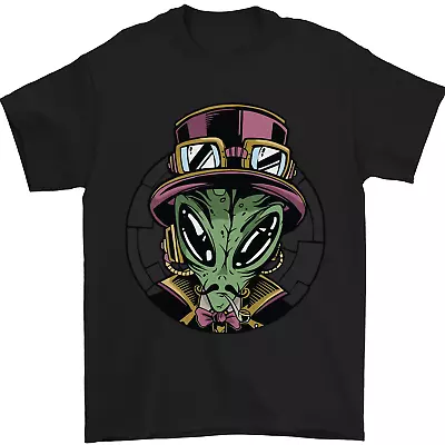 Buy Steampunk Alien Mens T-Shirt 100% Cotton • 8.49£