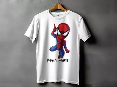 Buy Personalised Spiderman T-Shirts, Superhero T-Shirt, Marvel  Tee, Spidey Tee • 10.99£