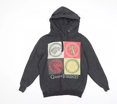 Buy Game Of Thrones Womens Grey Cotton Pullover Hoodie Size 8 Pullover • 7.50£