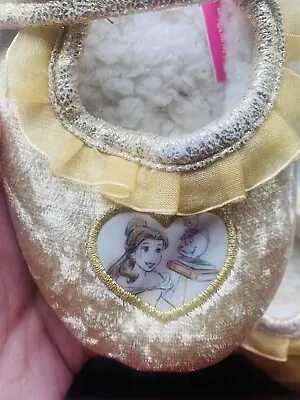 Buy Disney Beauty And The Beast Princess Shoes Girls Size 9 • 7£