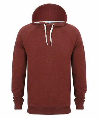 Buy Front Row FR832 French Terry Kangaroo Pocket Hoodie Raglan Sleeve Top XL • 19.99£