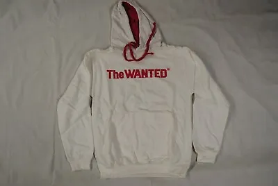 Buy The Wanted Pink Logo White Hoodie Hooded Sweatshirt New Official All Time Low • 14.99£